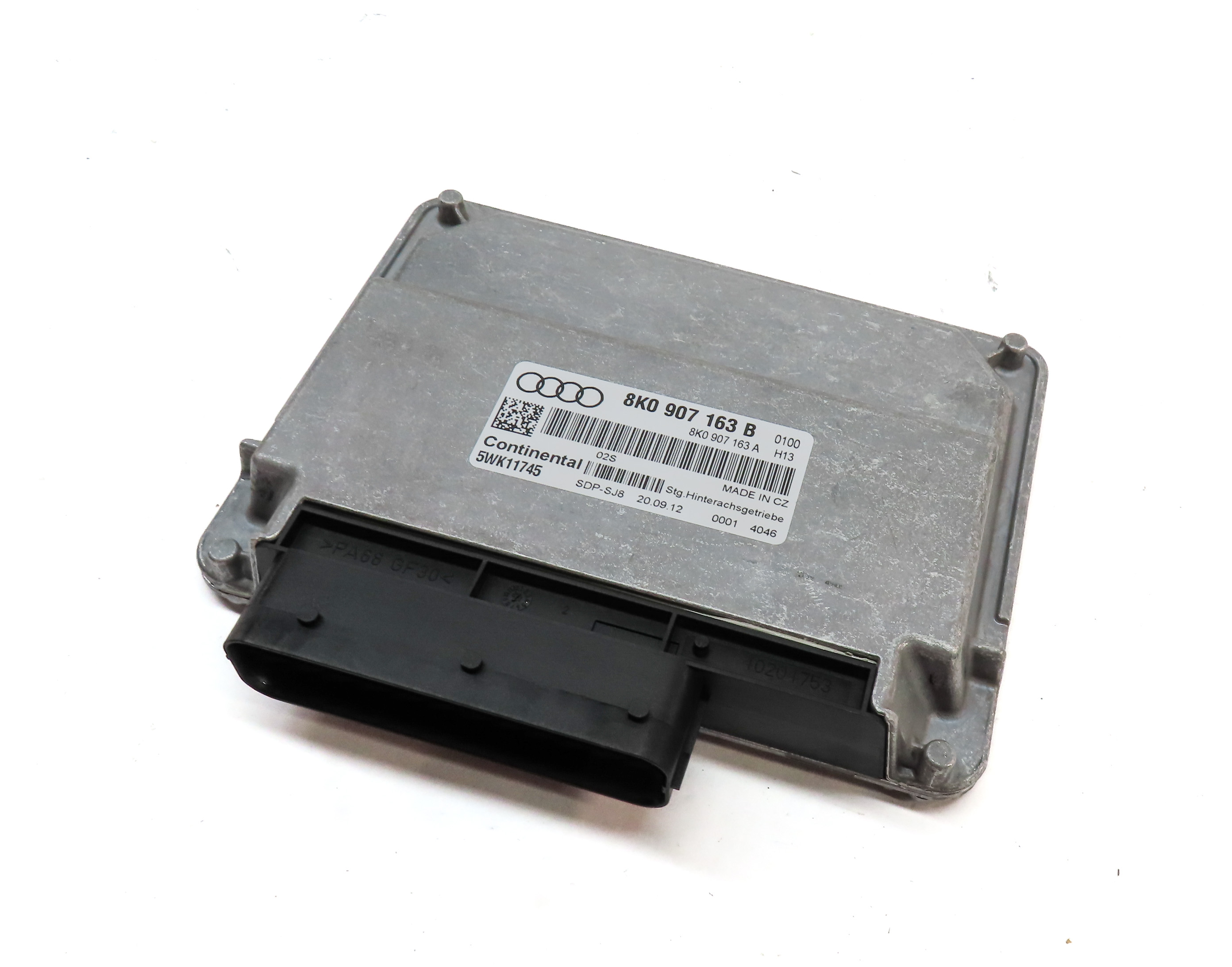 2013 AUDI S4 (B8 8K) REAR DIFFERENTIAL CARRIER CONTROL MODULE — exact item pictured